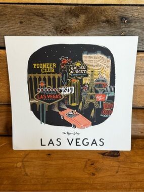 Rifle Paper Co. World Traveler Las Vegas Art Print – 11 x 10.25